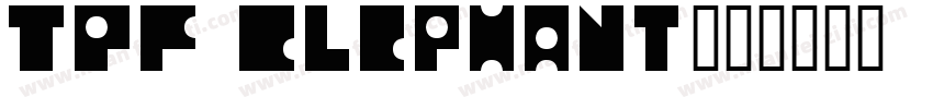 TPF Elephant字体转换